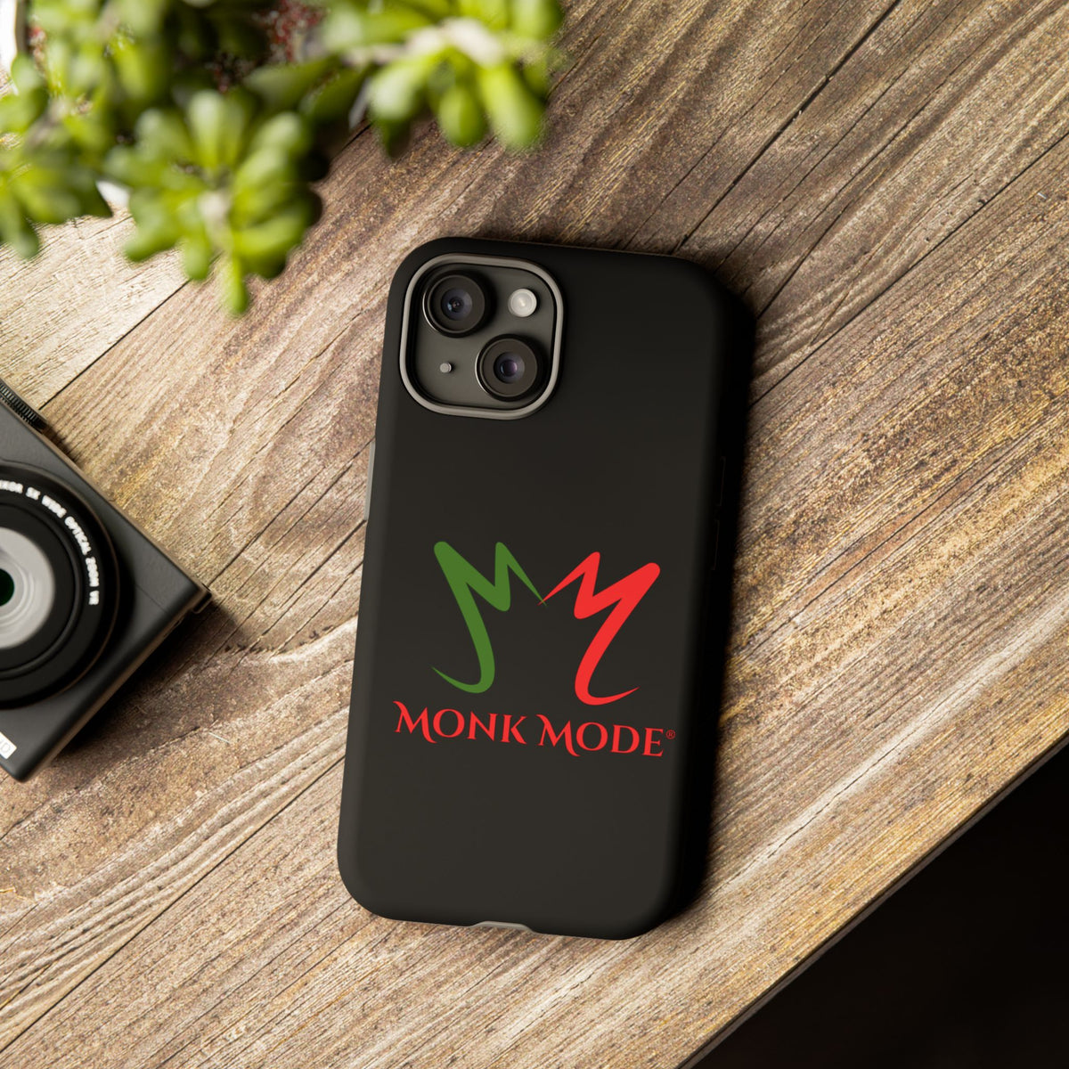 iPhone Tough Phone Case - Black - Monk Mode®