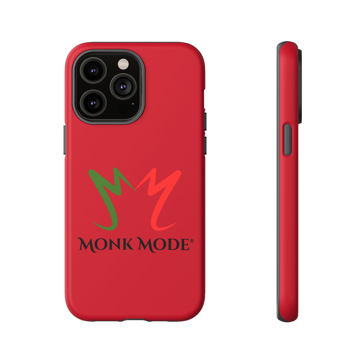 iPhone Tough Phone Case - Red - Monk Mode®