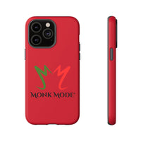 iPhone Tough Phone Case - Red - Monk Mode®