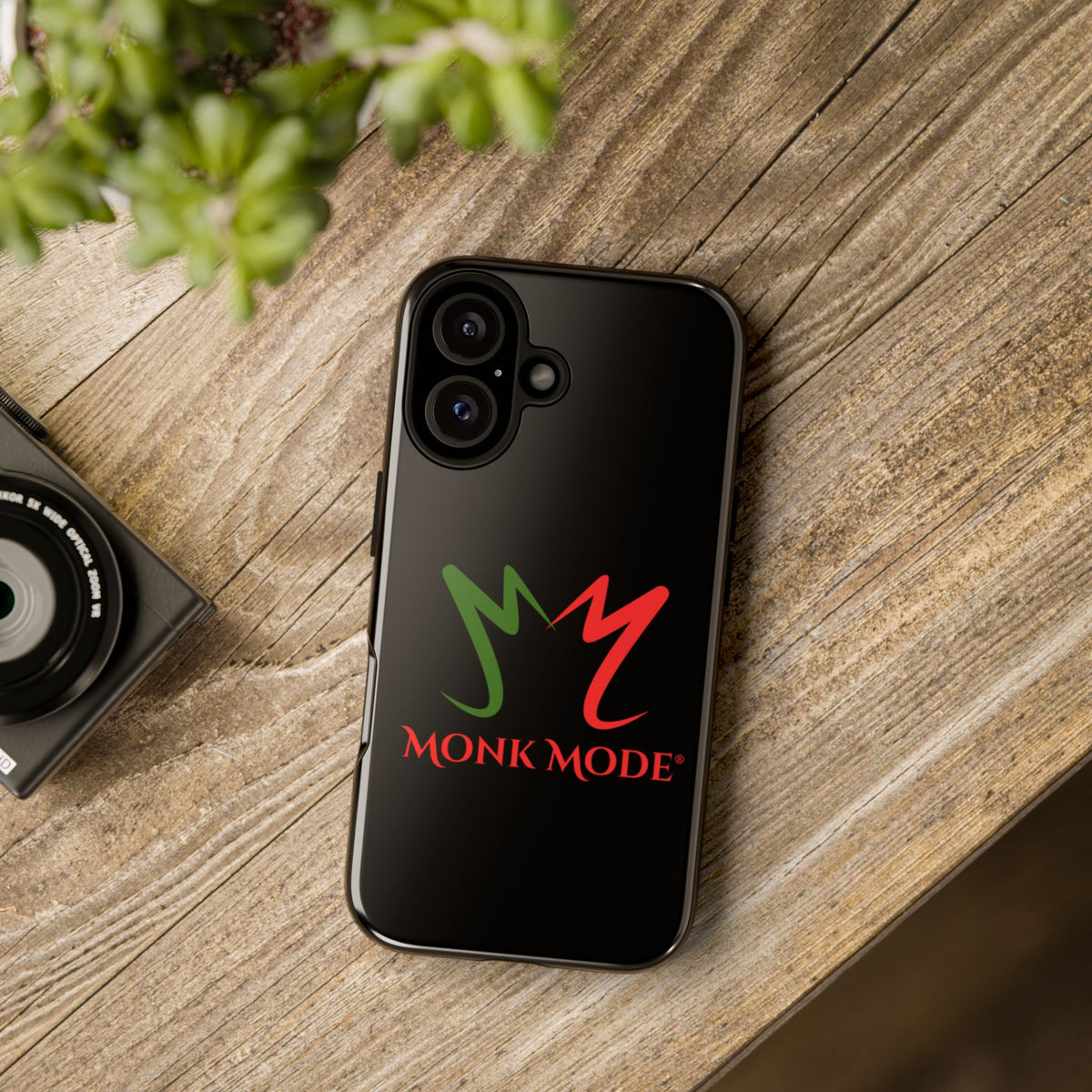 iPhone Tough Phone Case - Black - Monk Mode®