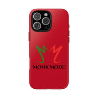 iPhone Tough Phone Case - Red - Monk Mode®