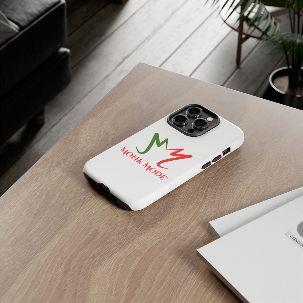 iPhone Tough Phone Case - White - Monk Mode®