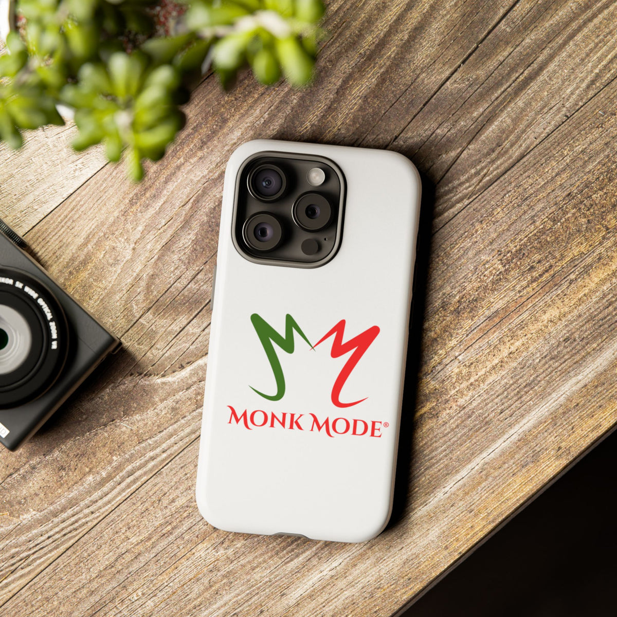 iPhone Tough Phone Case - White - Monk Mode®
