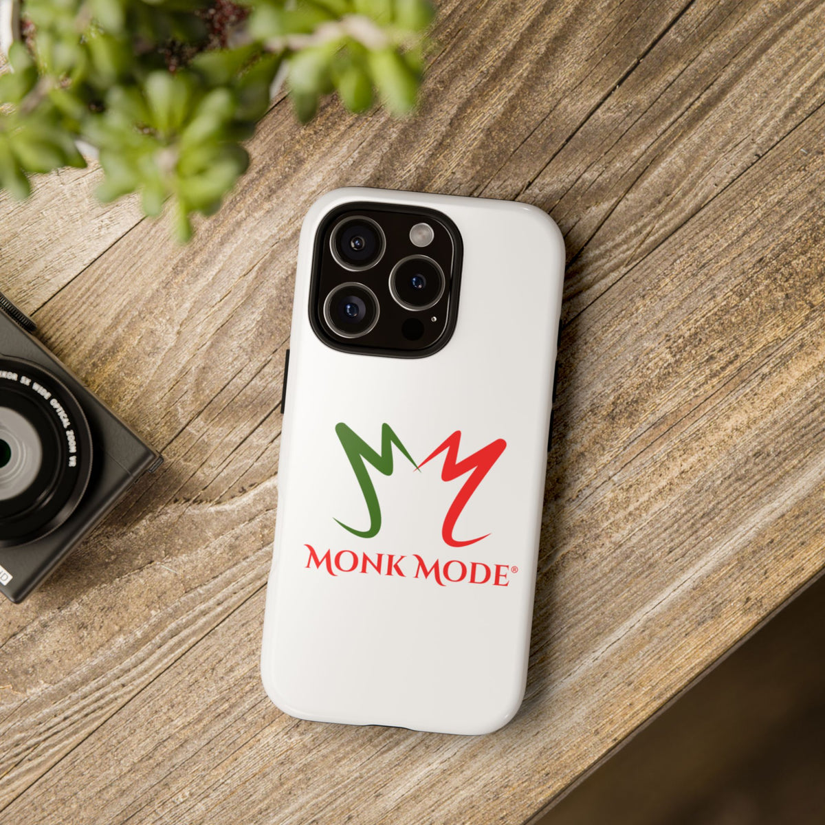 iPhone Tough Phone Case - White - Monk Mode®