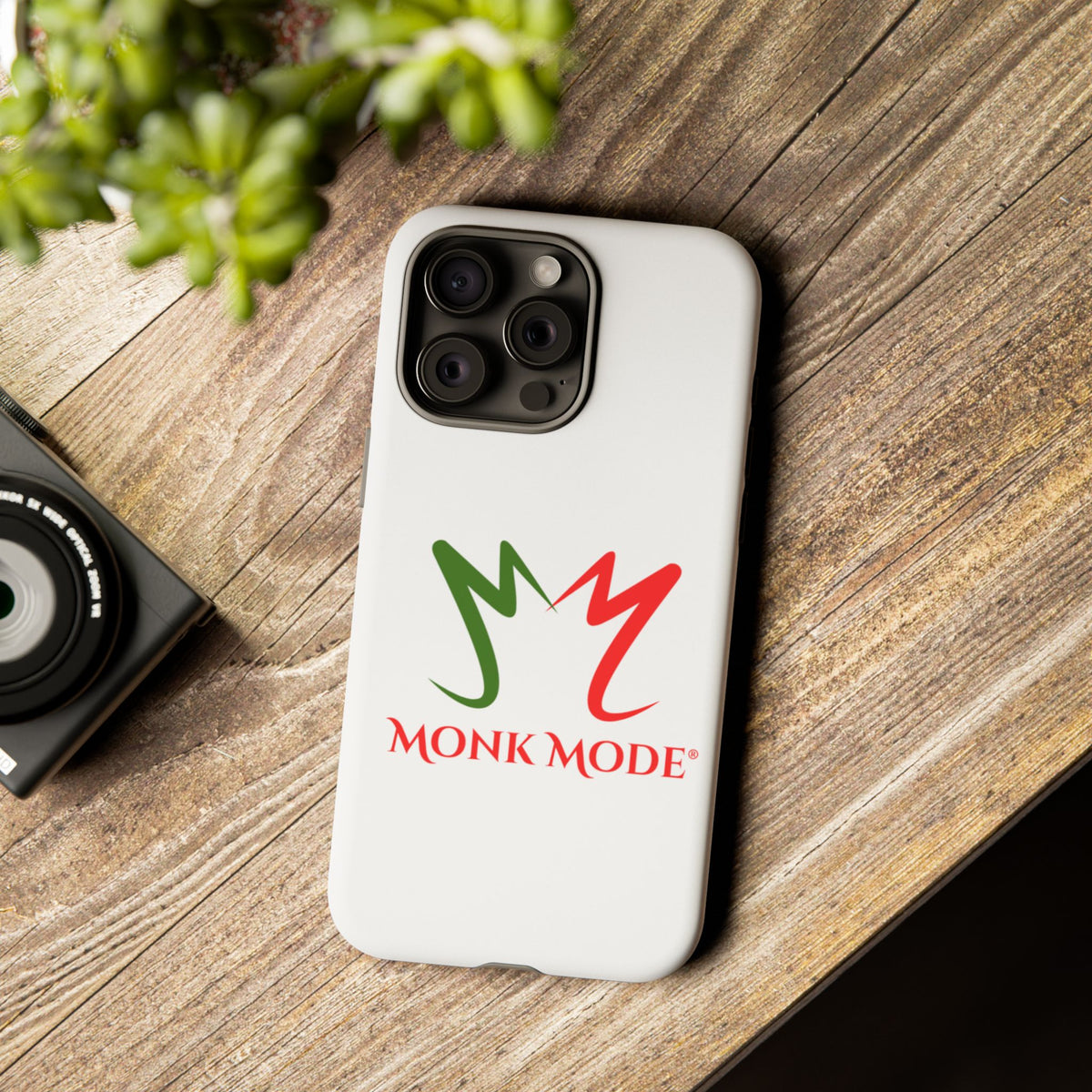 iPhone Tough Phone Case - White - Monk Mode®