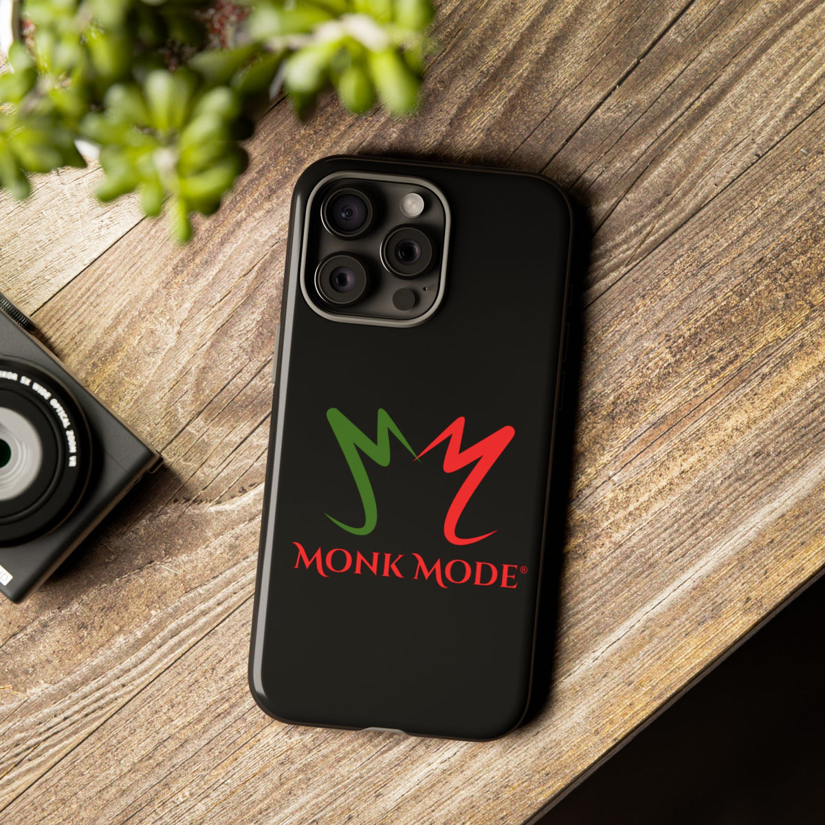 iPhone Tough Phone Case - Black - Monk Mode®
