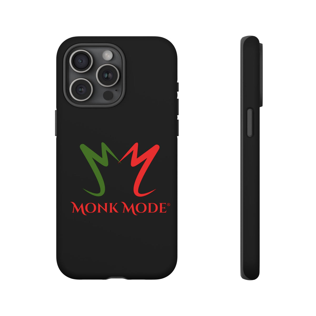 iPhone Tough Phone Case - Black - Monk Mode®