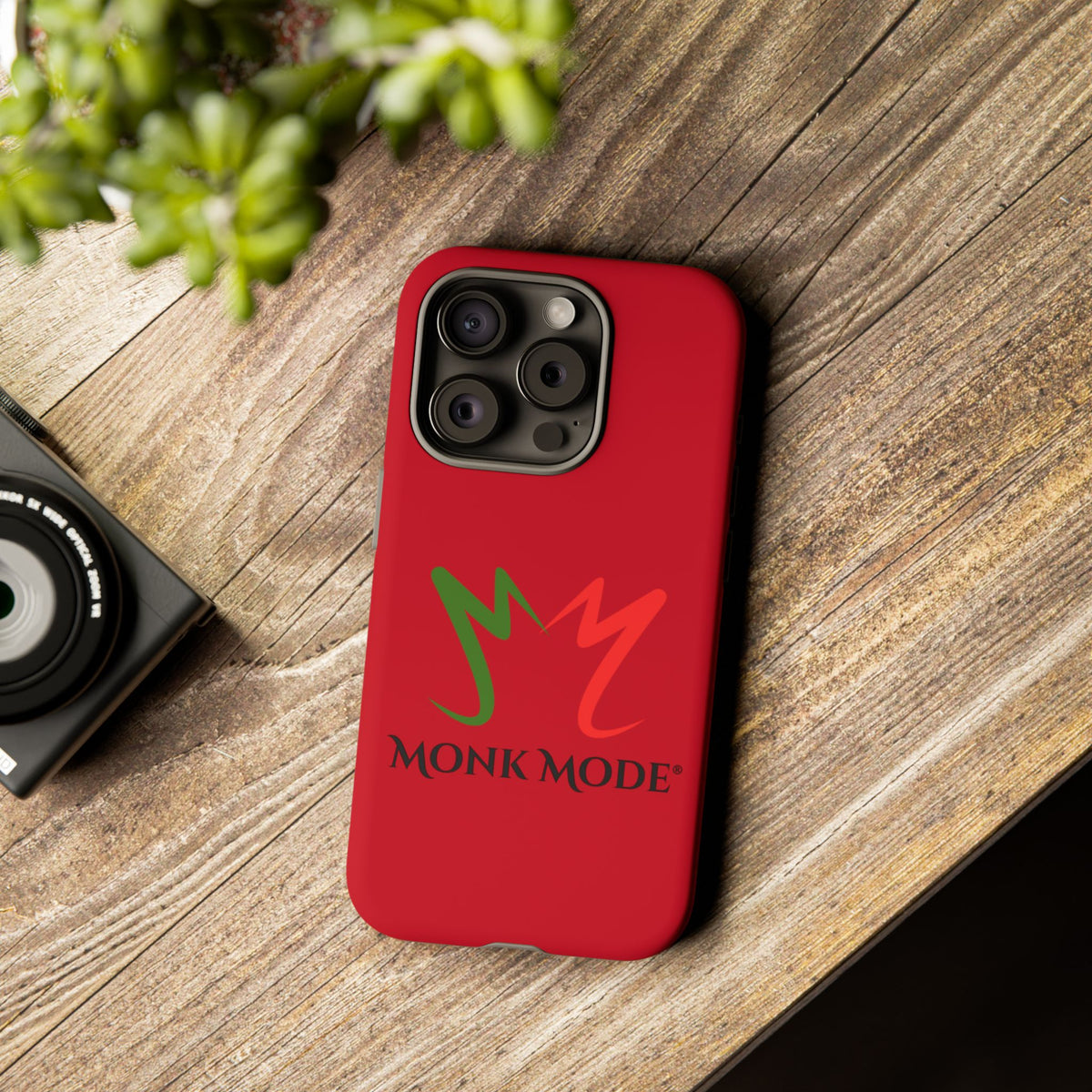 iPhone Tough Phone Case - Red - Monk Mode®