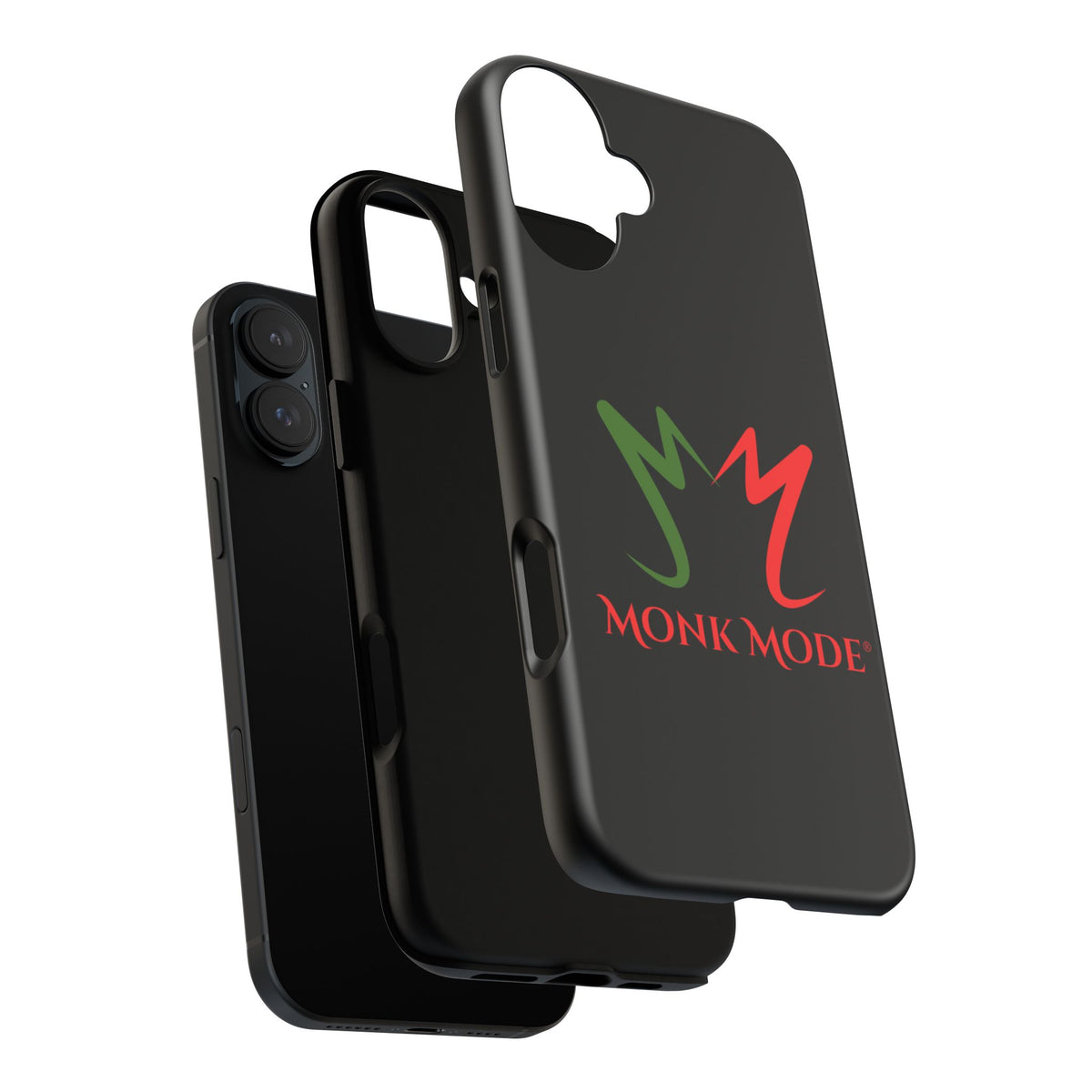 iPhone Tough Phone Case - Black - Monk Mode®