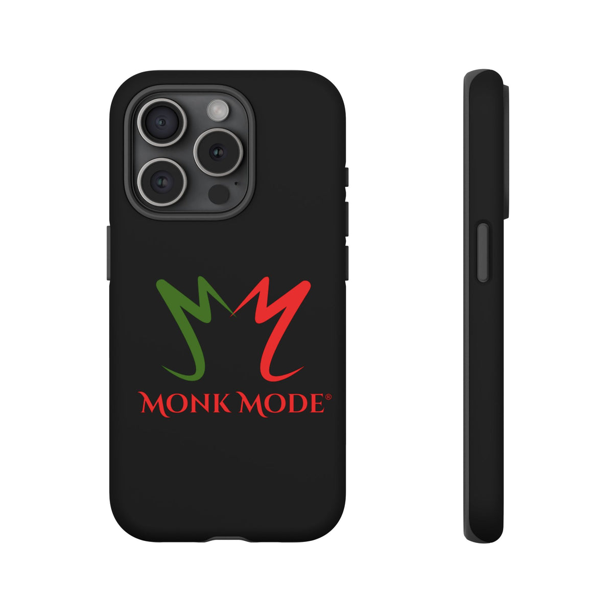 iPhone Tough Phone Case - Black - Monk Mode®