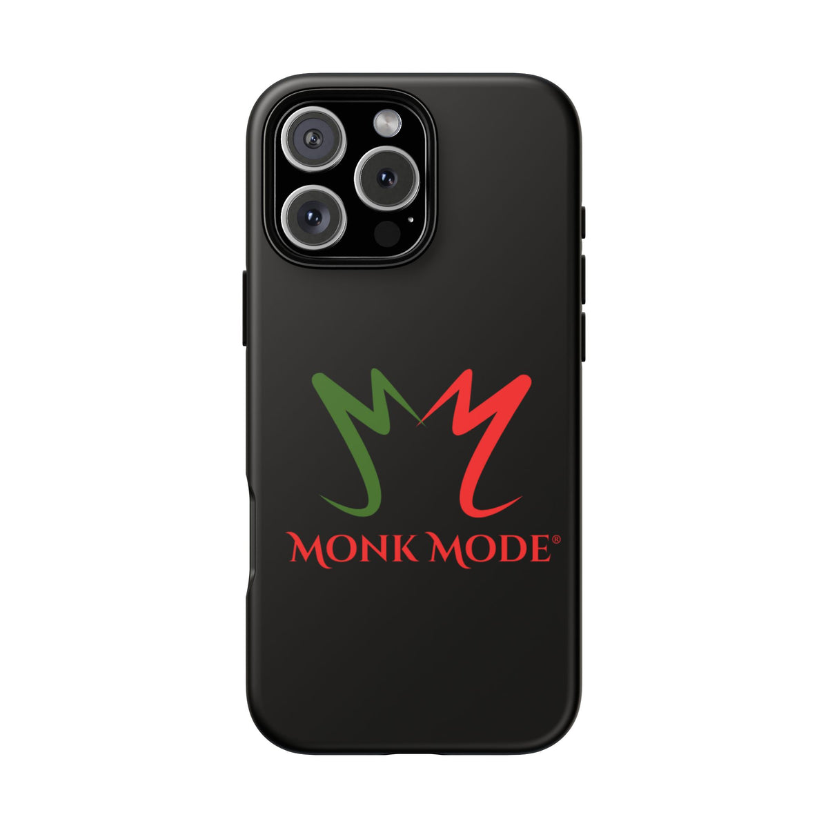 iPhone Tough Phone Case - Black - Monk Mode®