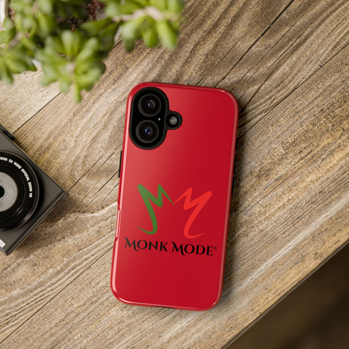 iPhone Tough Phone Case - Red - Monk Mode®