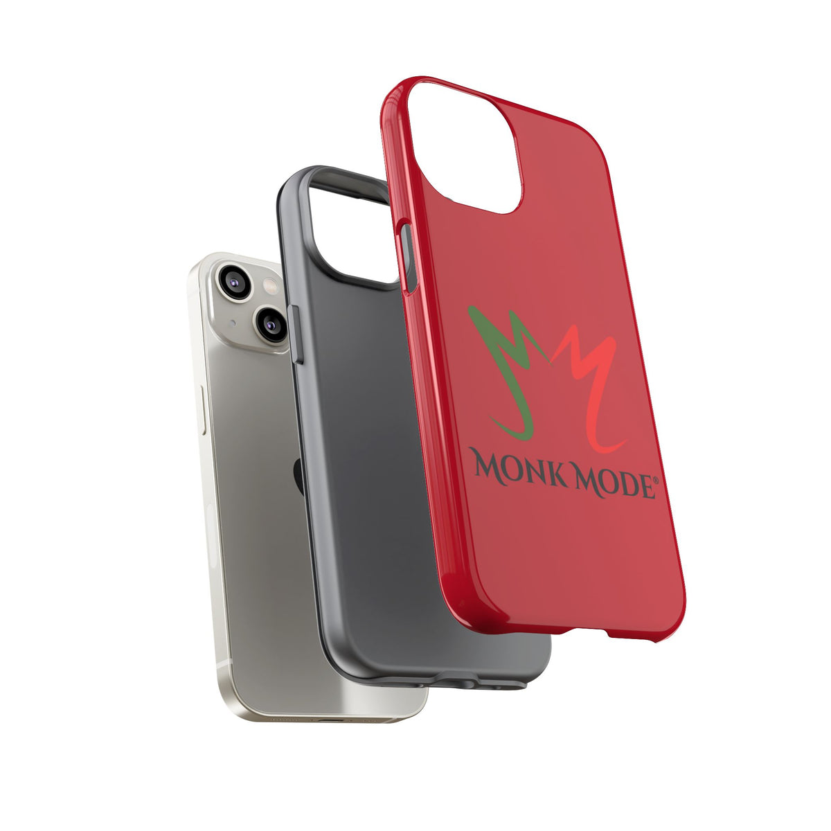 iPhone Tough Phone Case - Red - Monk Mode®