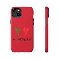 iPhone Tough Phone Case - Red - Monk Mode®