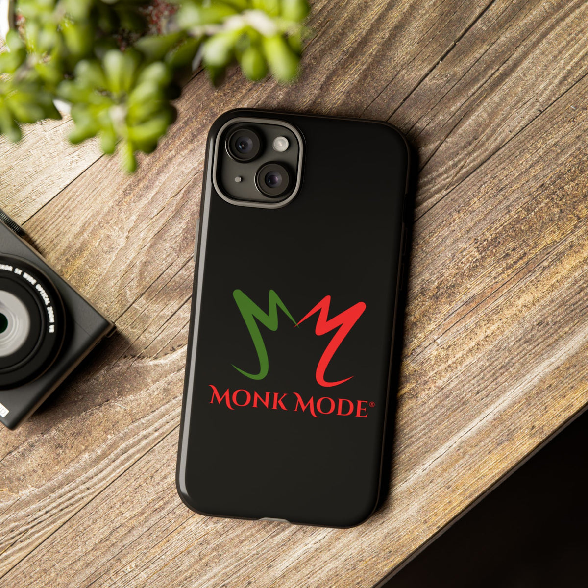 iPhone Tough Phone Case - Black - Monk Mode®
