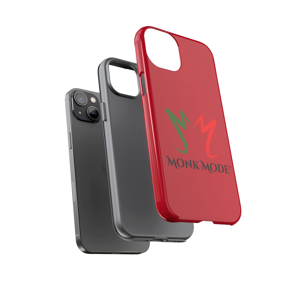 iPhone Tough Phone Case - Red - Monk Mode®