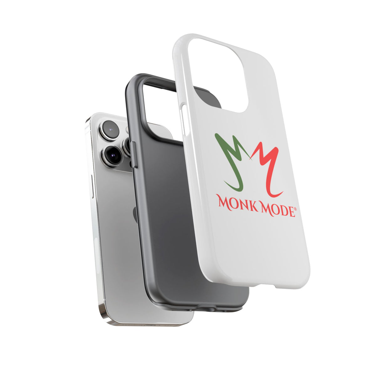 iPhone Tough Phone Case - White - Monk Mode®