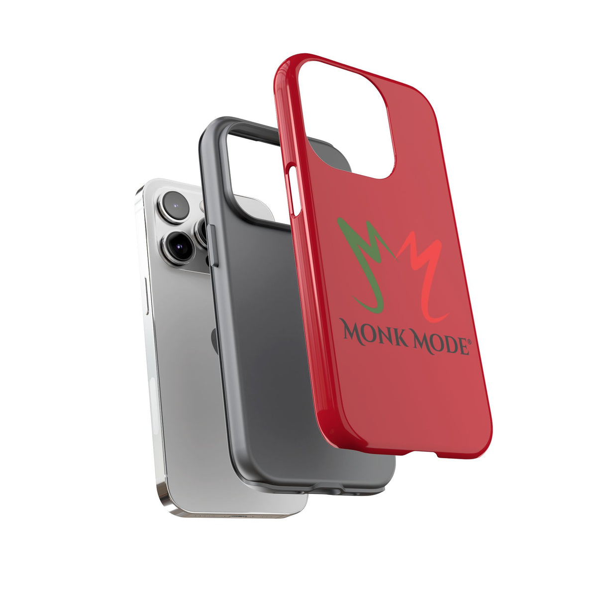 iPhone Tough Phone Case - Red - Monk Mode®