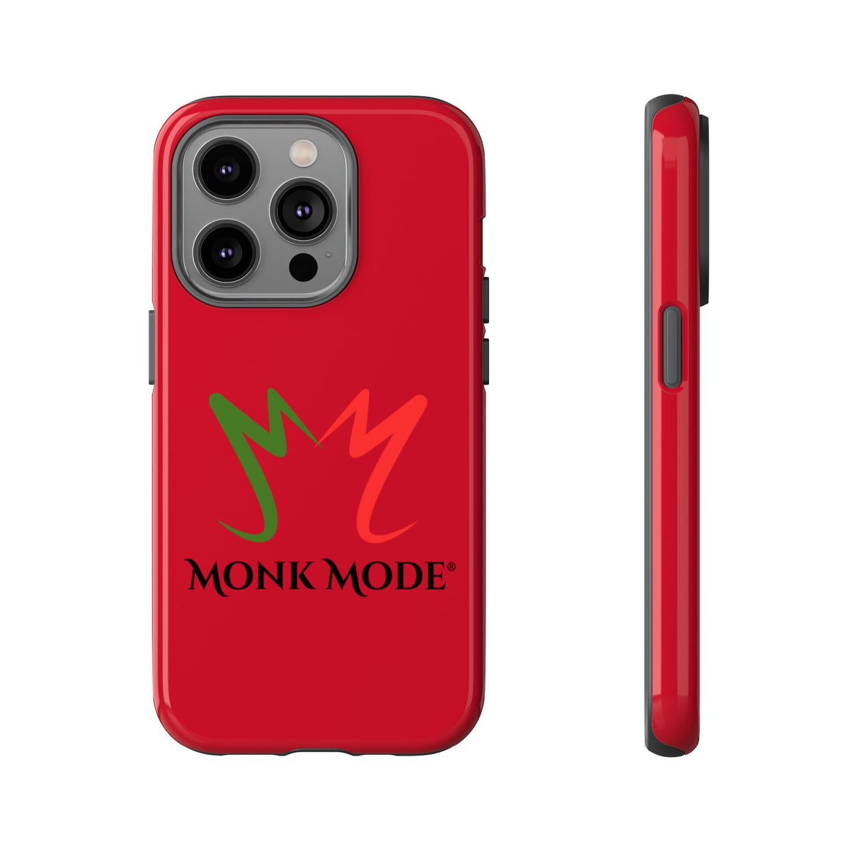 iPhone Tough Phone Case - Red - Monk Mode®
