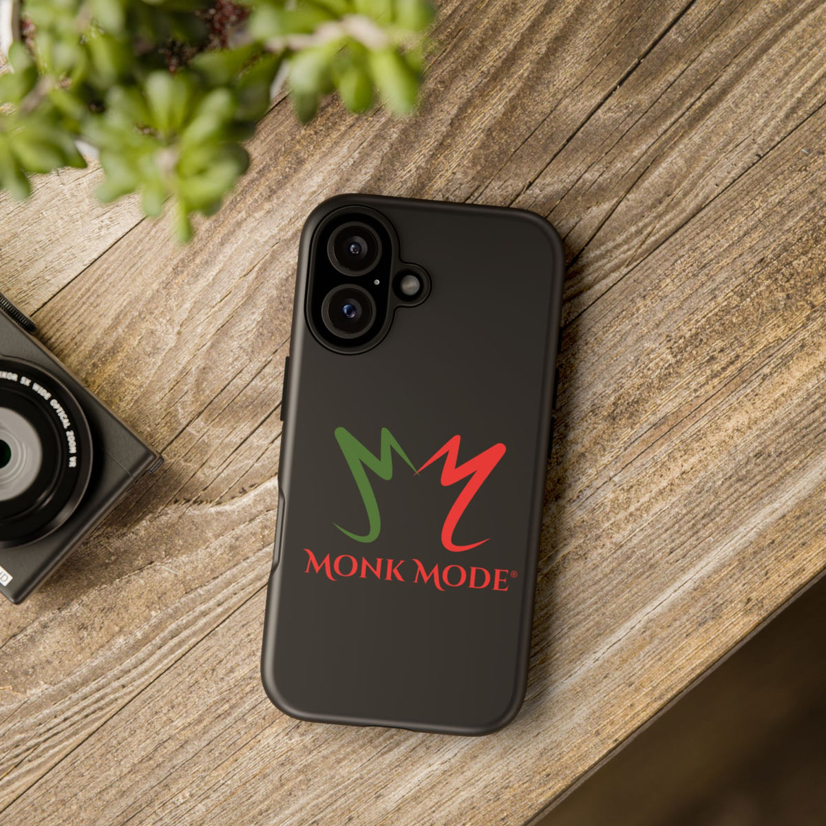 iPhone Tough Phone Case - Black - Monk Mode®