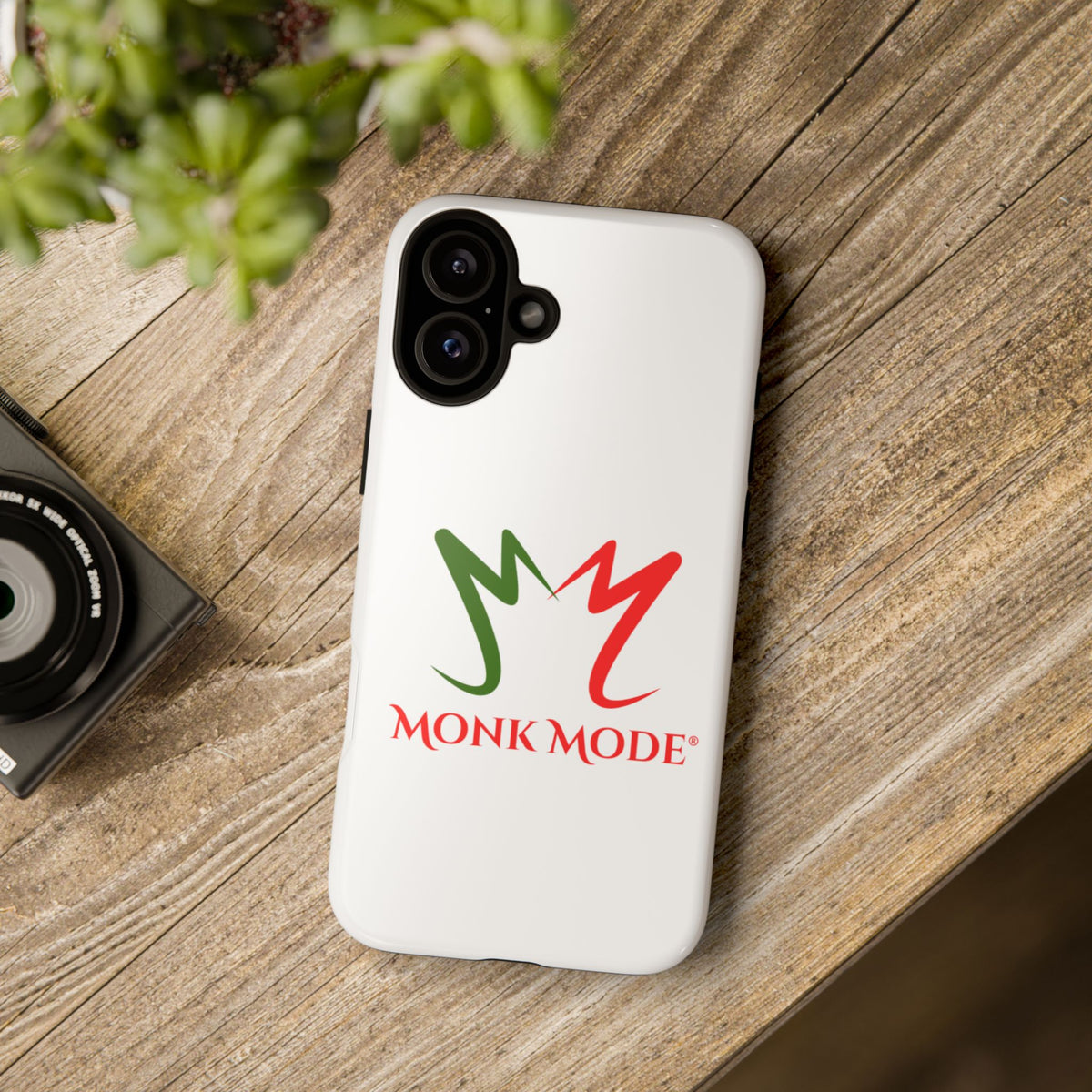 iPhone Tough Phone Case - White - Monk Mode®