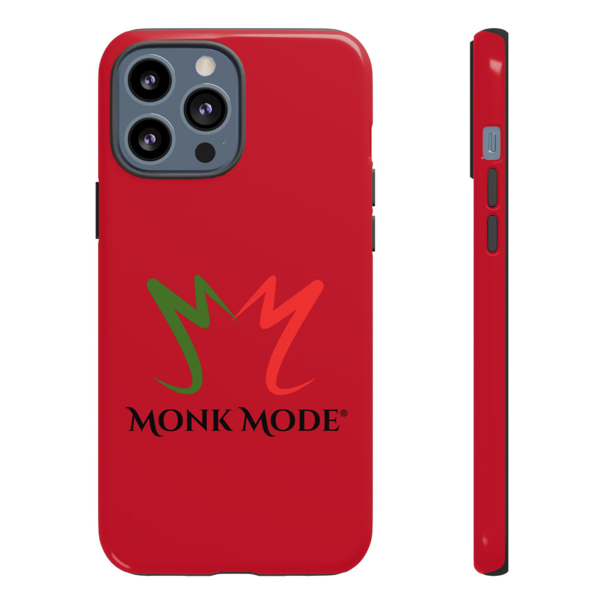 iPhone Tough Phone Case - Red - Monk Mode®