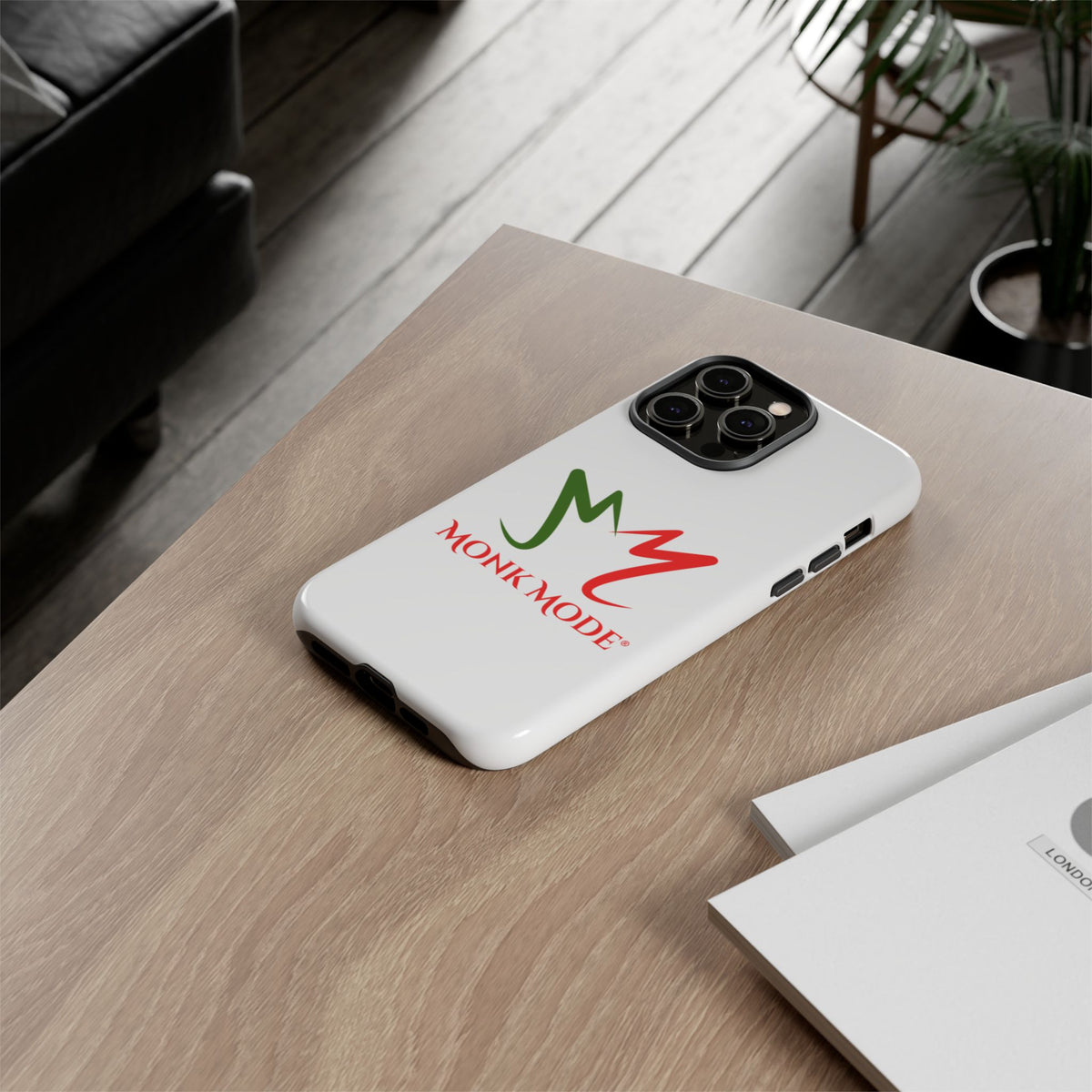 iPhone Tough Phone Case - White - Monk Mode®