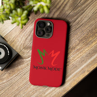 iPhone Tough Phone Case - Red - Monk Mode®