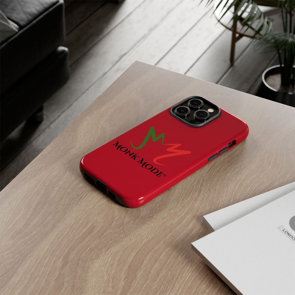 iPhone Tough Phone Case - Red - Monk Mode®