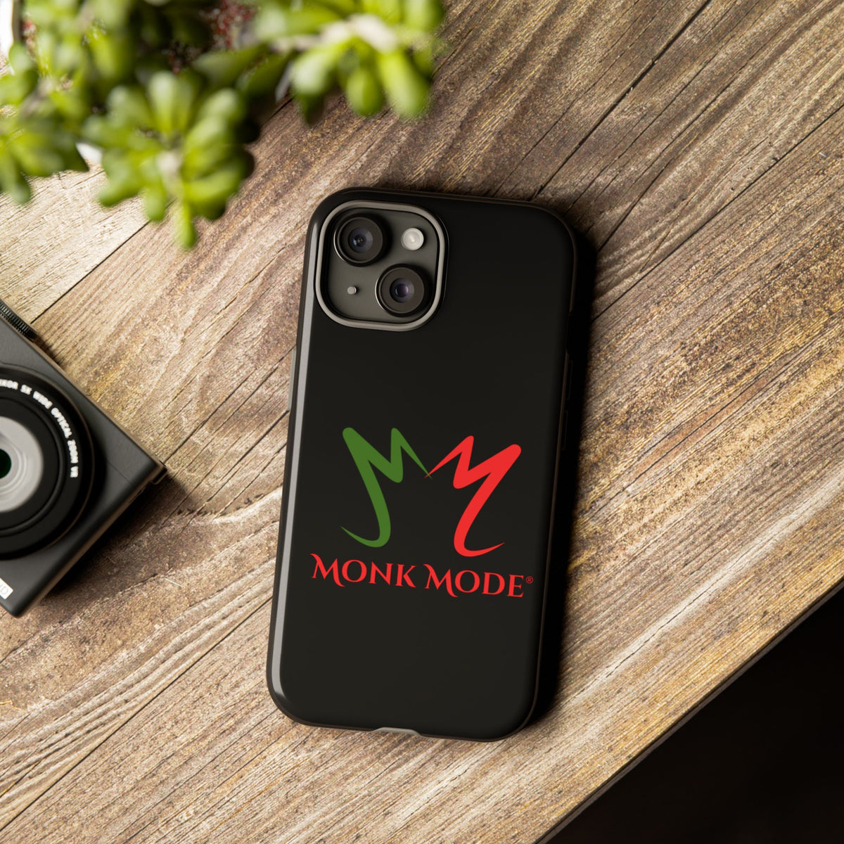 iPhone Tough Phone Case - Black - Monk Mode®