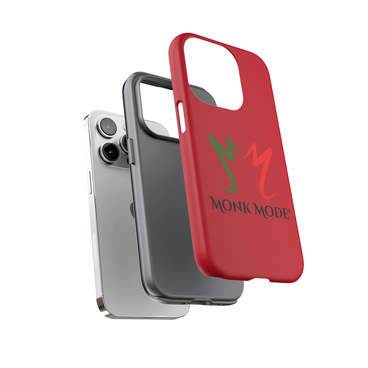 iPhone Tough Phone Case - Red - Monk Mode®