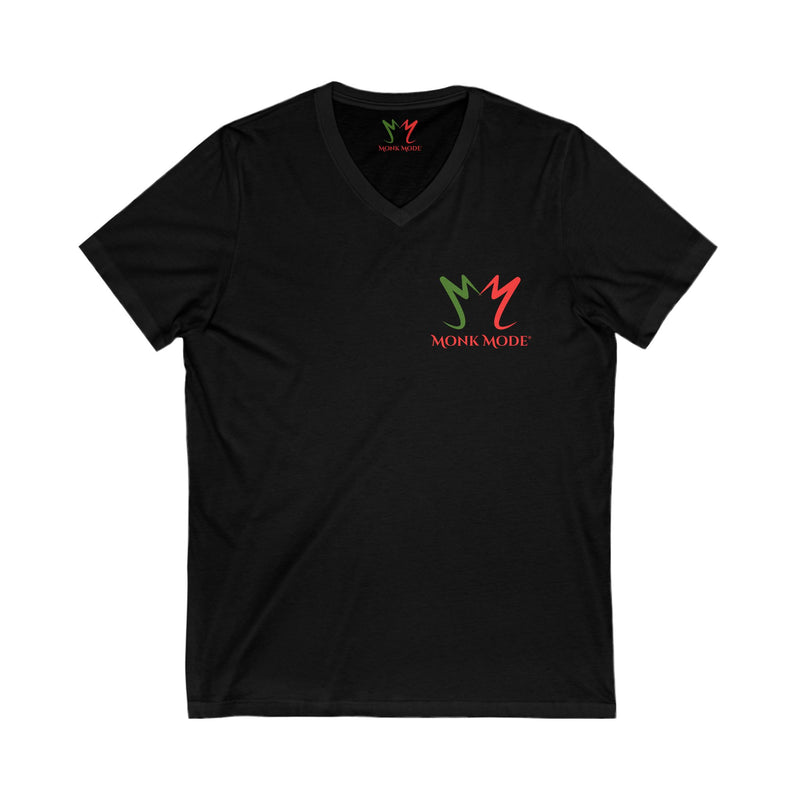 Women's Jersey V-Neck Tee - Monk Mode®