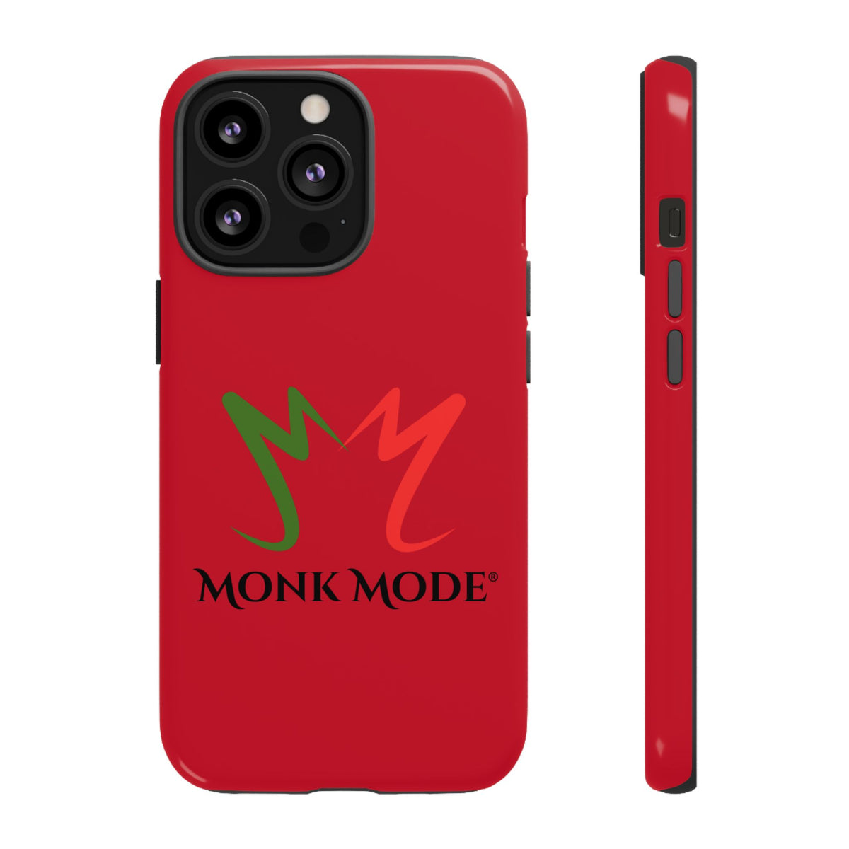 iPhone Tough Phone Case - Red - Monk Mode®