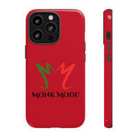 iPhone Tough Phone Case - Red - Monk Mode®
