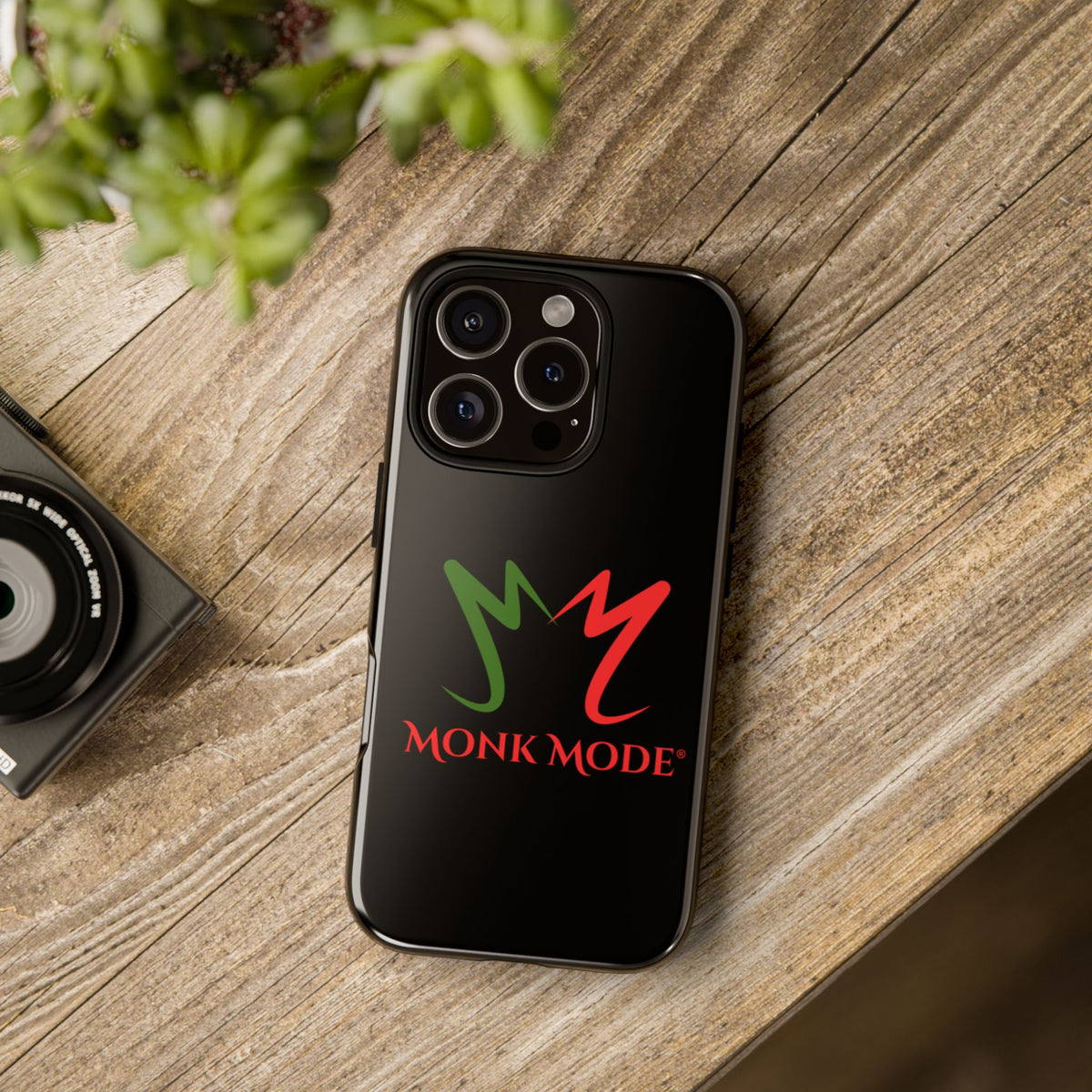 iPhone Tough Phone Case - Black - Monk Mode®