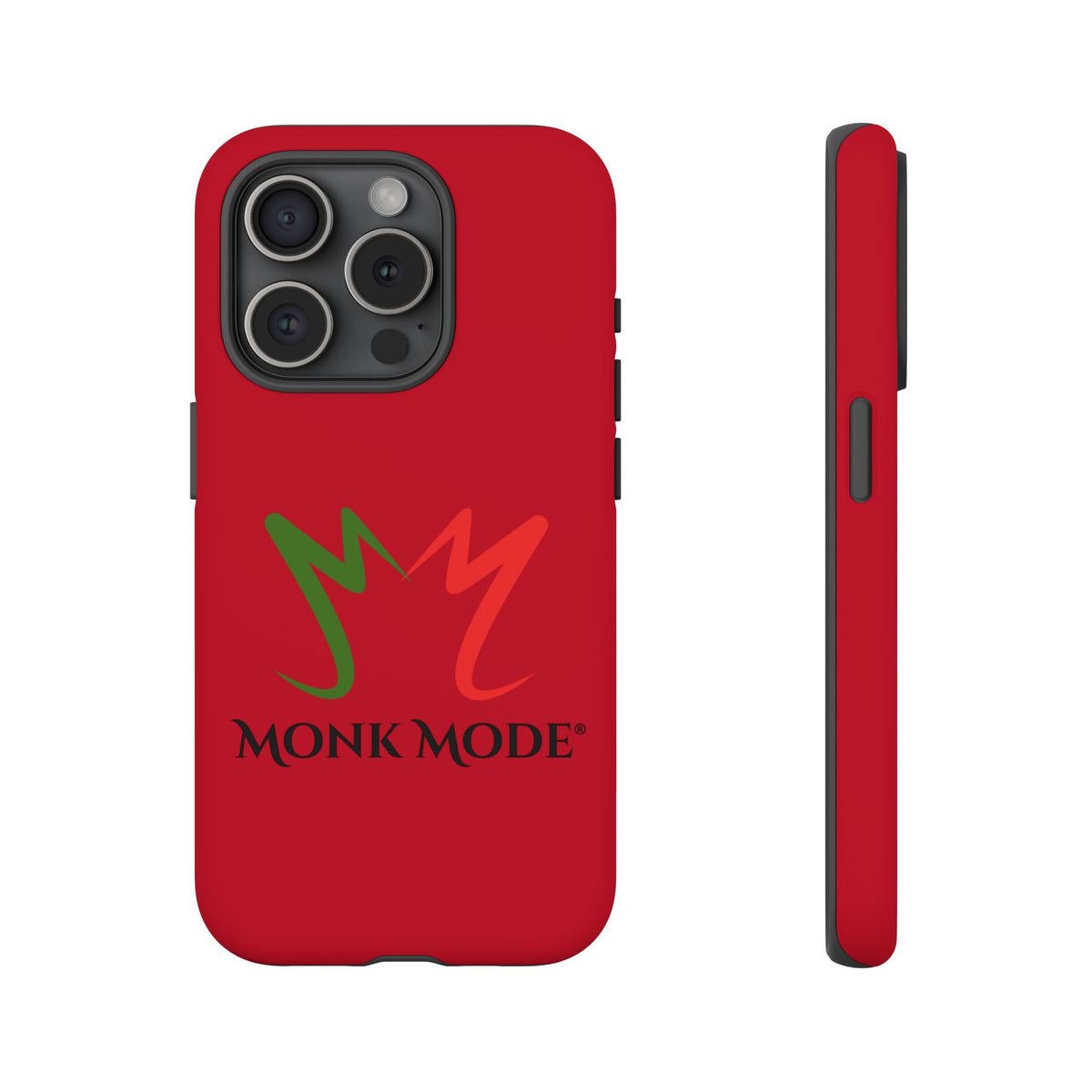 iPhone Tough Phone Case - Red - Monk Mode®