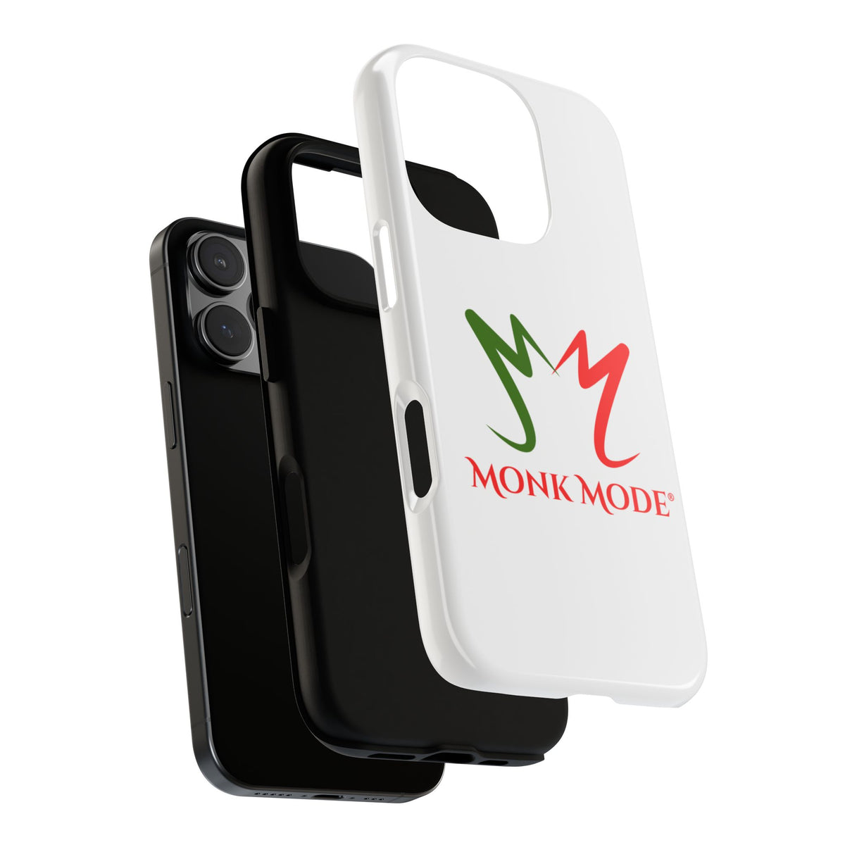 iPhone Tough Phone Case - White - Monk Mode®