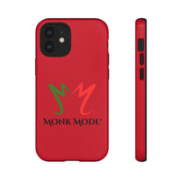 iPhone Tough Phone Case - Red - Monk Mode®