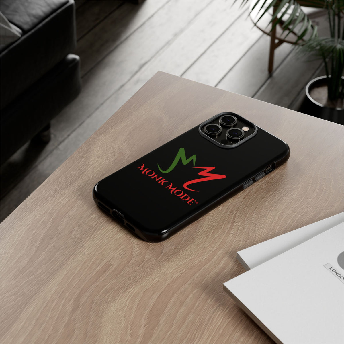 iPhone Tough Phone Case - Black - Monk Mode®