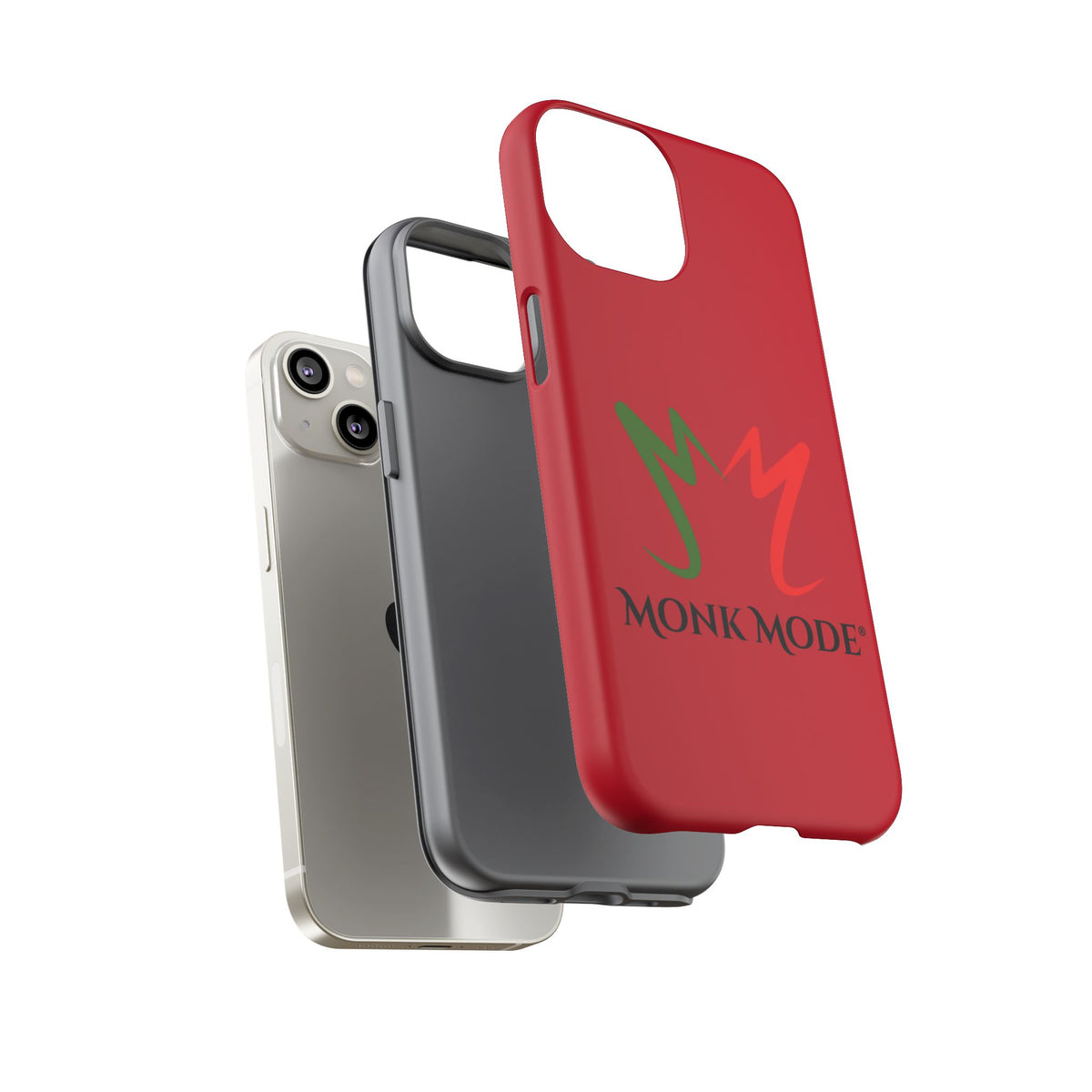 iPhone Tough Phone Case - Red - Monk Mode®