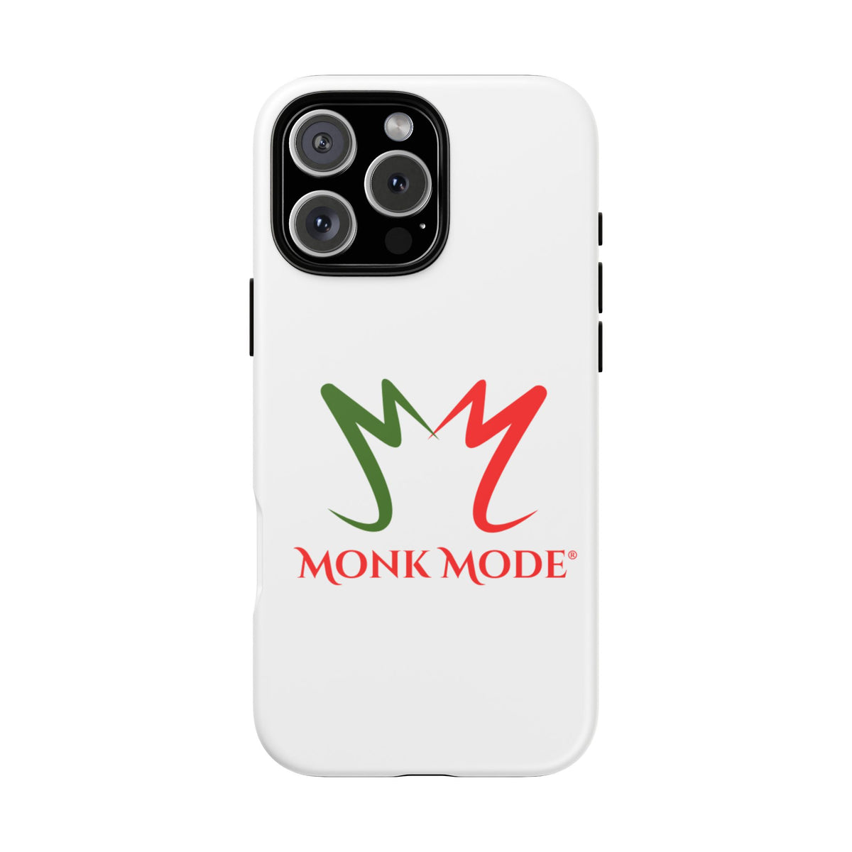 iPhone Tough Phone Case - White - Monk Mode®