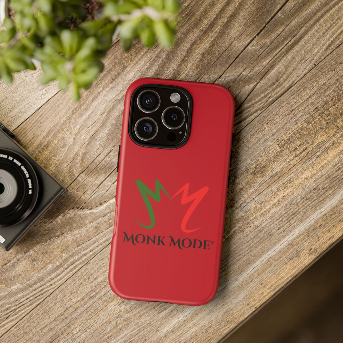 iPhone Tough Phone Case - Red - Monk Mode®