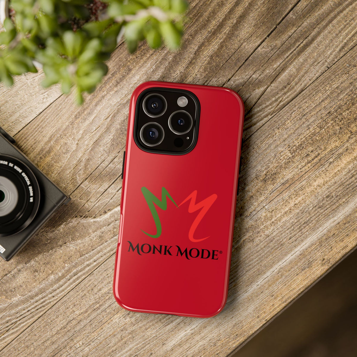 iPhone Tough Phone Case - Red - Monk Mode®