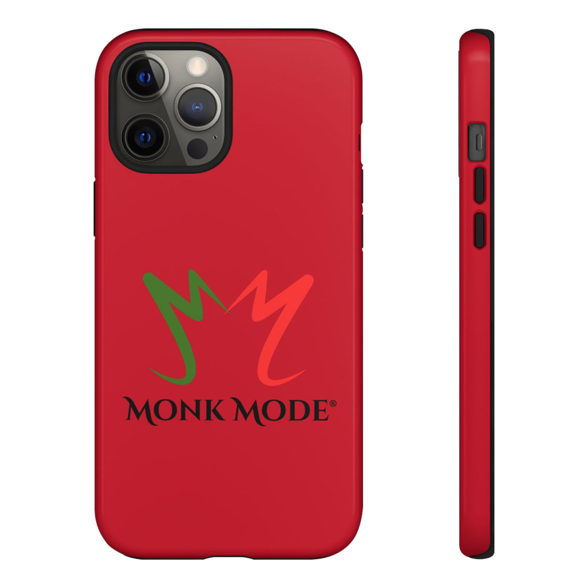 iPhone Tough Phone Case - Red - Monk Mode®