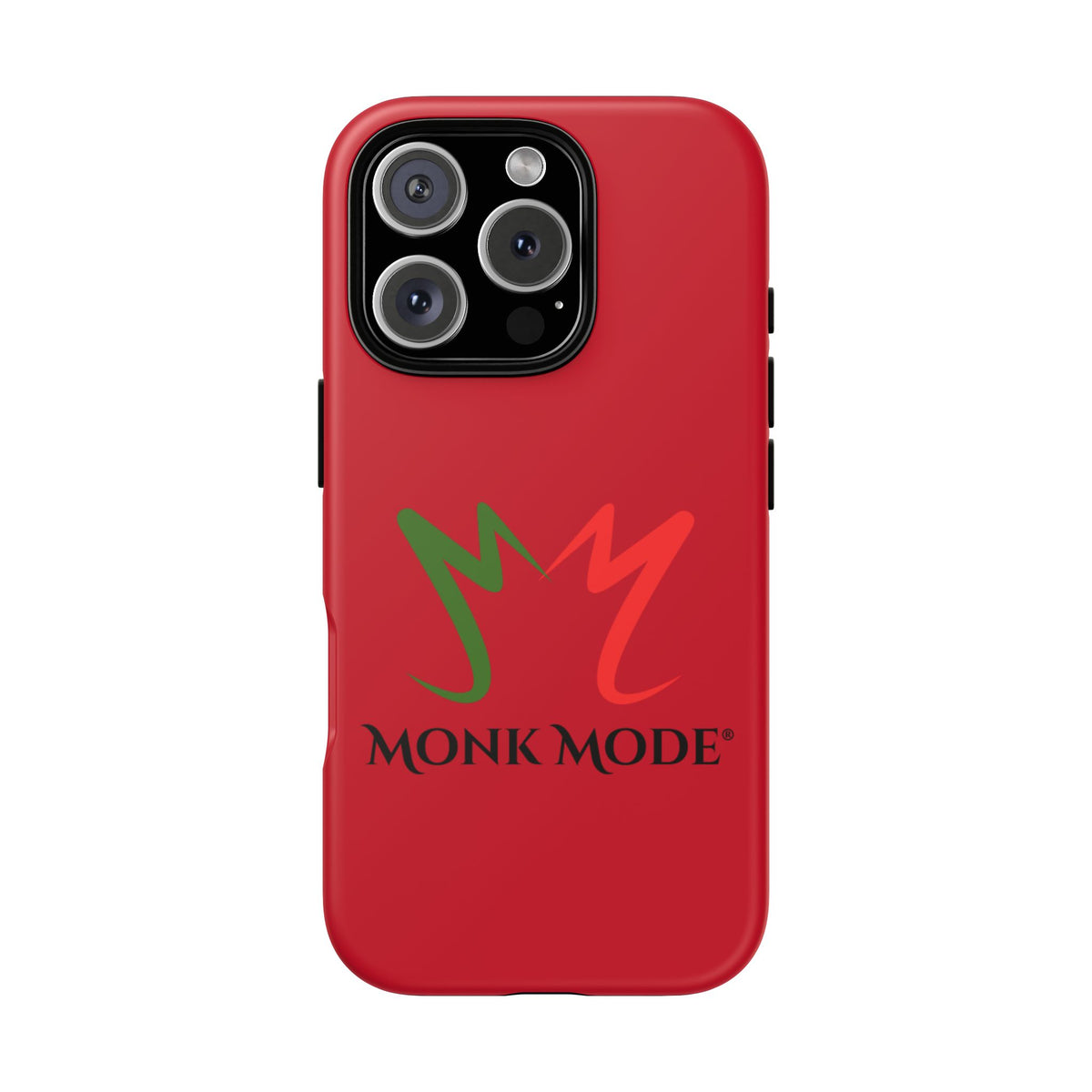 iPhone Tough Phone Case - Red - Monk Mode®