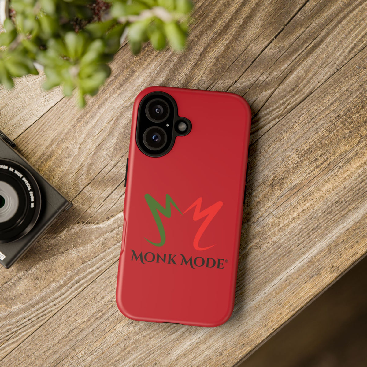 iPhone Tough Phone Case - Red - Monk Mode®