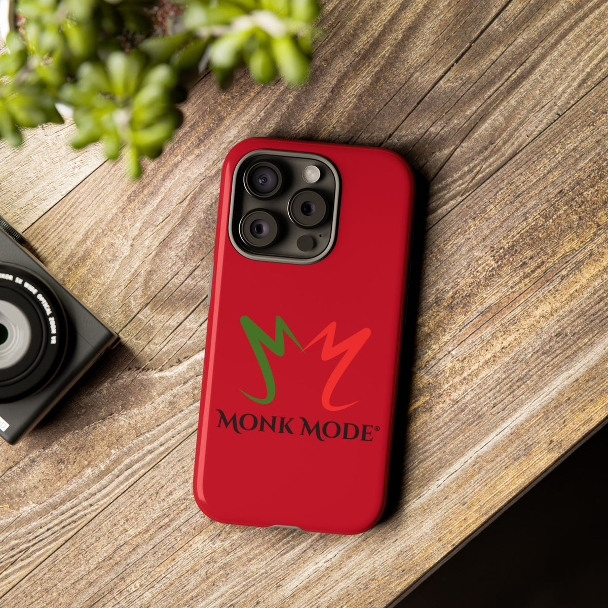 iPhone Tough Phone Case - Red - Monk Mode®