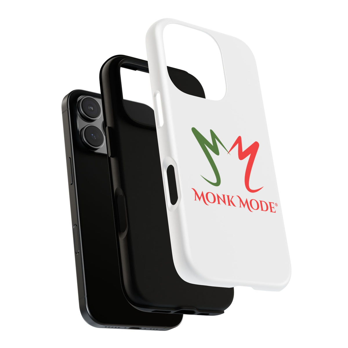 iPhone Tough Phone Case - White - Monk Mode®