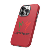 iPhone Tough Phone Case - Red - Monk Mode®