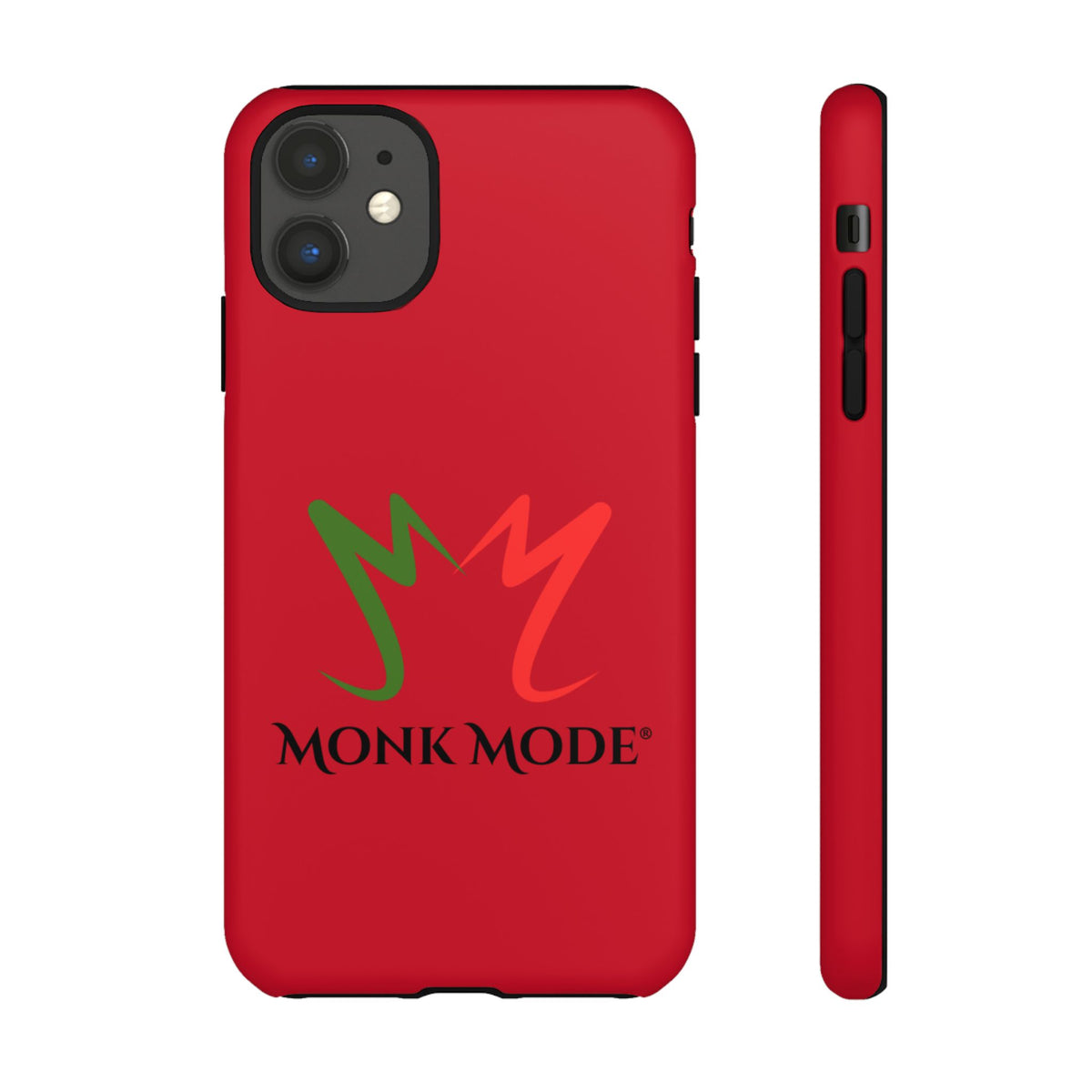 iPhone Tough Phone Case - Red - Monk Mode®